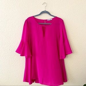 Hot Pink Flowy Tunic